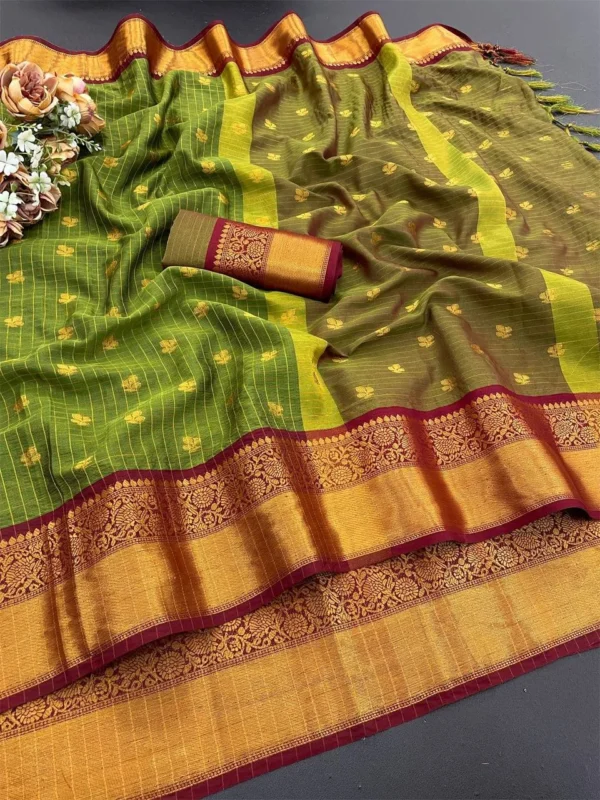 Stylish Netra Priyamani Banarasi Cotton Silk Jacquard Work Saree Wholesale Market 2026