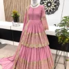 Beautiful Sabina Georgette Embroidery Sequence Work Party Wear Top Skirt With Dupatta 2026