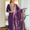 Stylish ATQ Cotton Reva Embroidery Sequence Work Readymade Dress Collection 2026