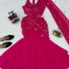 Launching Deepika 405 Georgette Party Wear Fish Cut Lehenga Saree for Women 2026