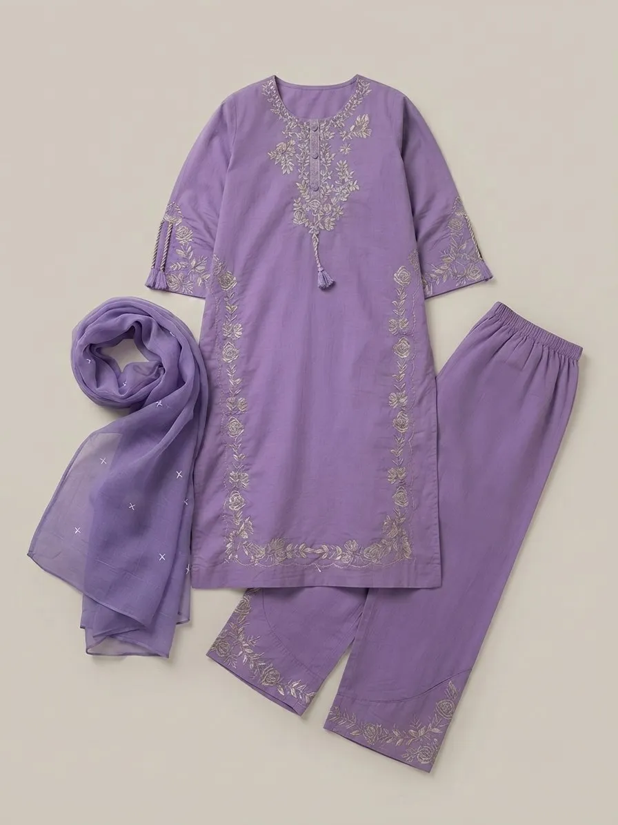 Shiv 3016 Cotton Embroidery Work Readymade Dress Raksha Bandhan Collection For Women