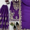 Launching Deepika 6041 Chinon Silk Thread Sequence Work Party Wear Sharara Suit 2026