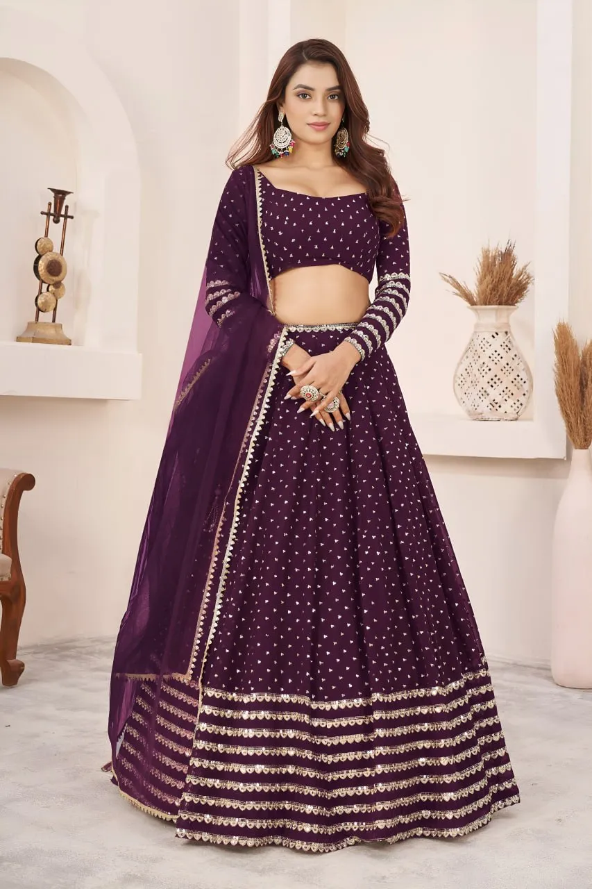 Buy Zeel 5074 Georgette Embroidery Work Lehenga Choli Exporters in India 2026