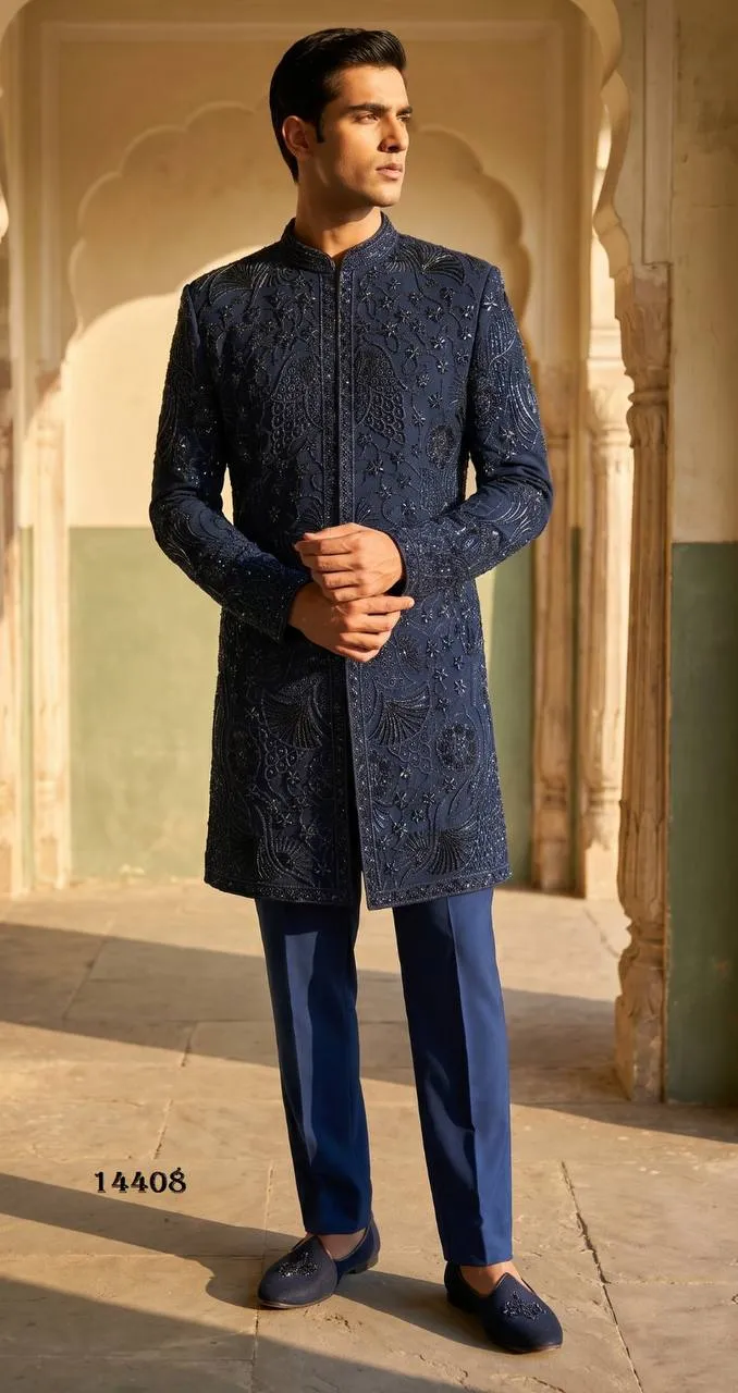 Launching Shyam Armani Sequence Embroidery Work Wedding Outfit for Shrug 2026