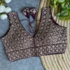 Ruhi kavya Silk Embroidery Sequence Work Wedding Readymade Blouse