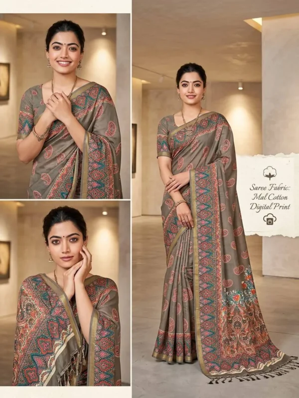Beautiful Netra Rashmika Cotton Silk Uniform Saree Online Wholesale 2026 2026