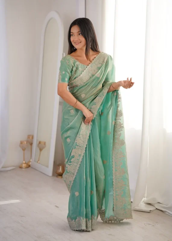 Buy Mohini 8002 Fandy Zari Embroidery Work Party Wear Saree Online Shopping Surat 2026