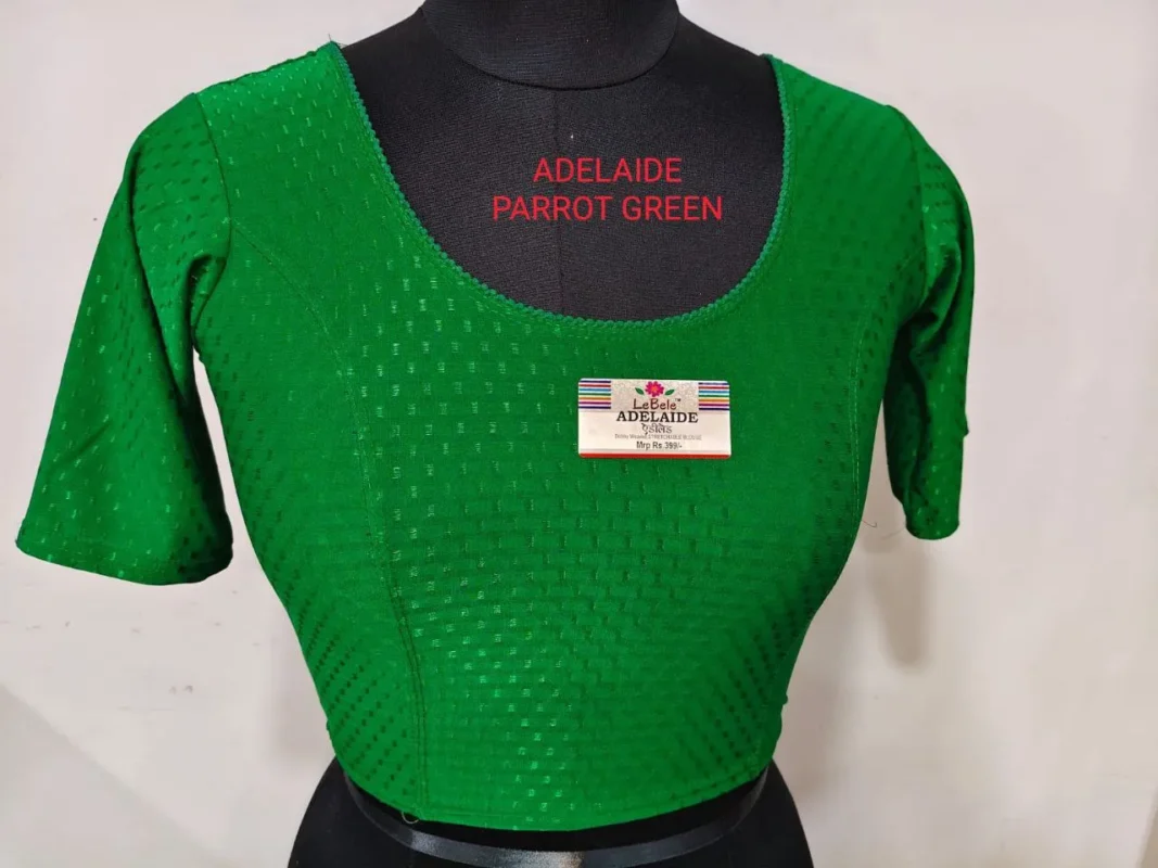 Beautiful Adelaide Dobby Weaving Work Stretchable Big Size Blouse Collection 2026