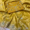 RBC 6016 Gold Crush Designer Gota Foil Work Festival Saree
