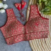 Ruhi kavya Silk Embroidery Sequence Work Wedding Readymade Blouse