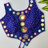 Launching Ruhi 21 Georgette Bandhani Mirror Work Navratri Trending Readymade Blouse 2026