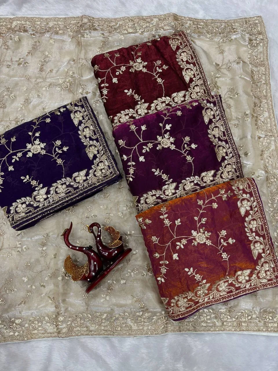 Launching SS1010 5528 Space Silk Zari Embroidery Work 2026