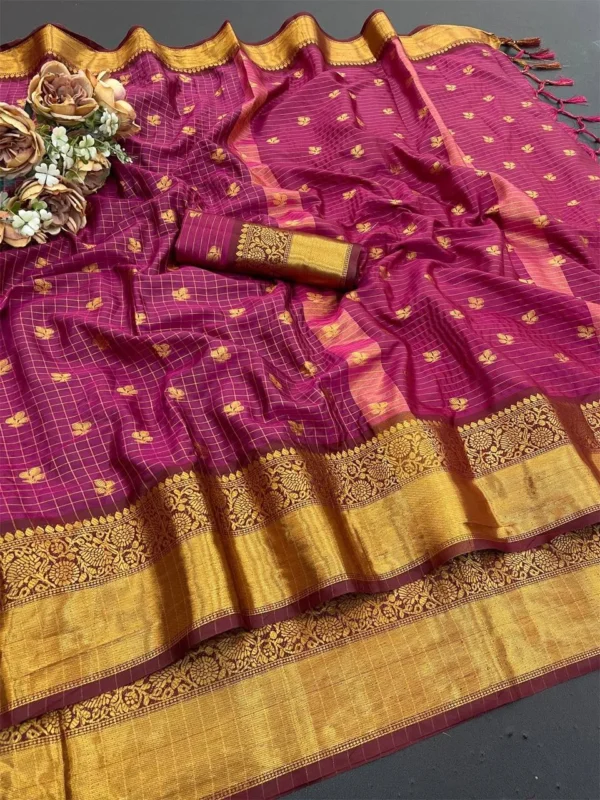 Stylish Netra Priyamani Banarasi Cotton Silk Jacquard Work Saree Wholesale Market 2026