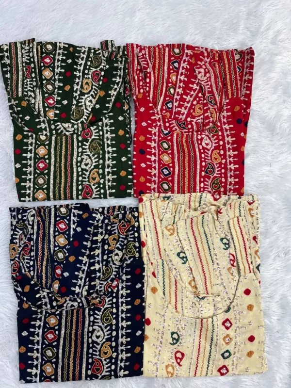 Latest SS2016 Bandhej Rayon Printed Short Top For Girls 2026