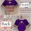 Stylish Moni 7172 Roman Silk Gamthi Embroidery Work Navratri Blouse 2026