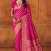 LFK 5359 Banarasi Soft Silk Zari Work Festival Saree Wholesale Market in Surat