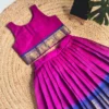 Buy Pari Silk Zari Weaving Work Kids Party Wear South Style Lehenga Choli 2026