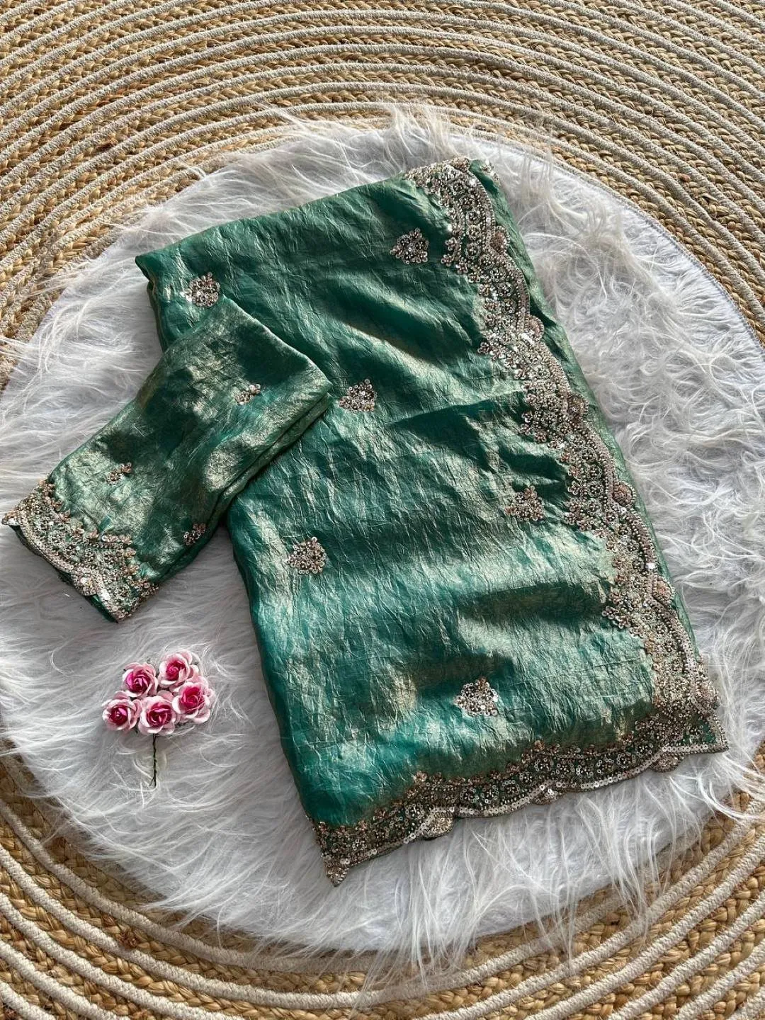 Latest MHV RajGharana Fandy Silk Embroidery Wedding Saree Exporters Online 2026