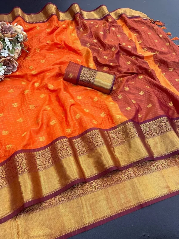 Stylish Netra Priyamani Banarasi Cotton Silk Jacquard Work Saree Wholesale Market 2026