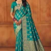 Latest LFK 5358 Banarasi Soft Silk Zari Work Festival Saree 2026