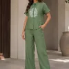 Launching Shiv 1018 Cotton Embroidery Office Wear Top Plazo Set Wholesale Market in Surat 2026