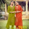 Radhika Ruby Vol 1 Roman Embroidered Salwar Kameez Wholesale