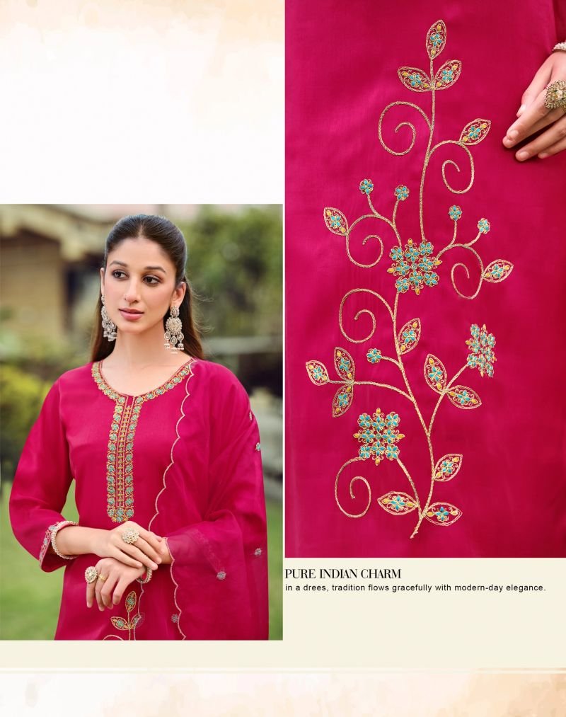 Launching Radhika Ruby Vol 1 Roman Embroidered Salwar Kameez Wholesale 2026
