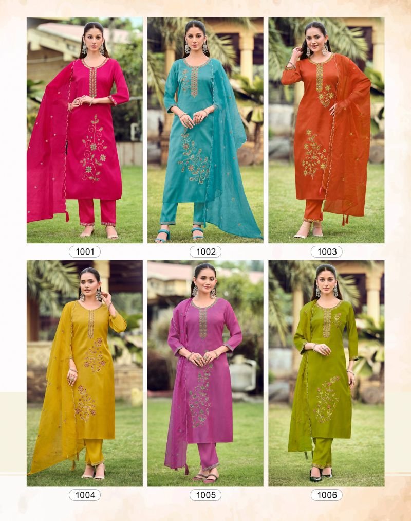 Launching Radhika Ruby Vol 1 Roman Embroidered Salwar Kameez Wholesale 2026