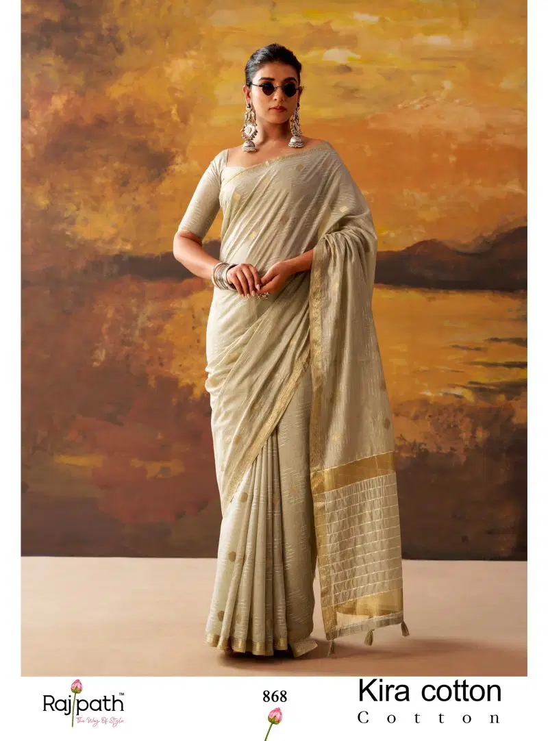 Rajpath Kira Modal Cotton Fancy Saree Collection Wholesale