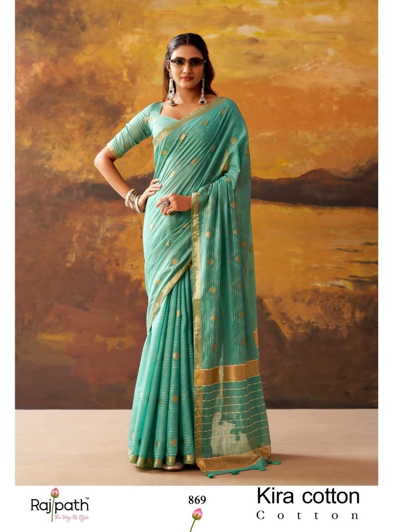 Rajpath Kira Modal Cotton Fancy Saree Collection Wholesale