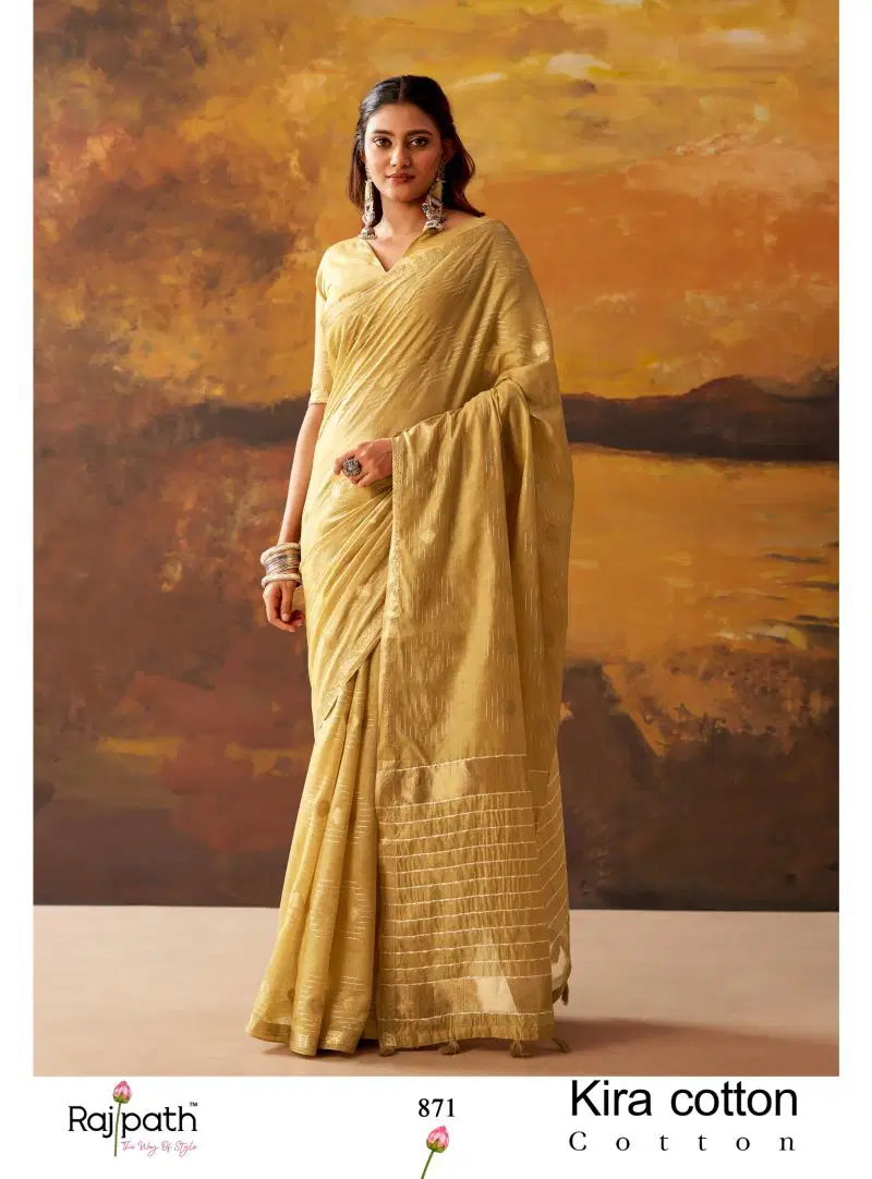Rajpath Kira Modal Cotton Fancy Saree Collection Wholesale