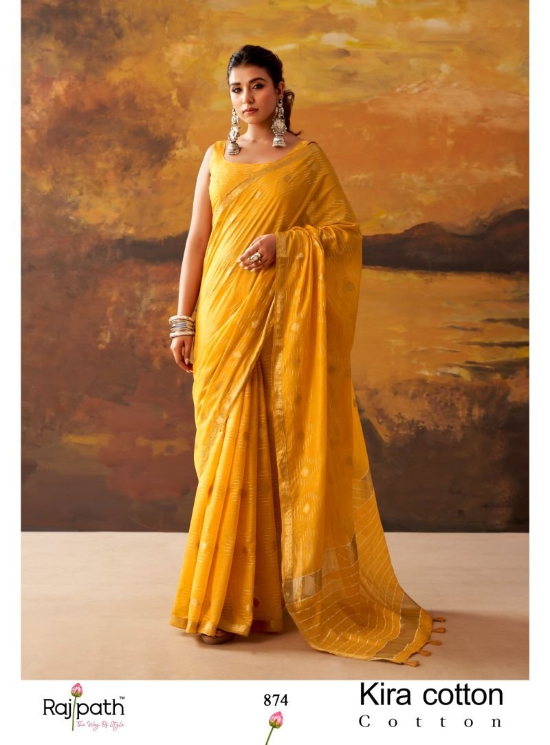 Rajpath Kira Modal Cotton Fancy Saree Collection Wholesale