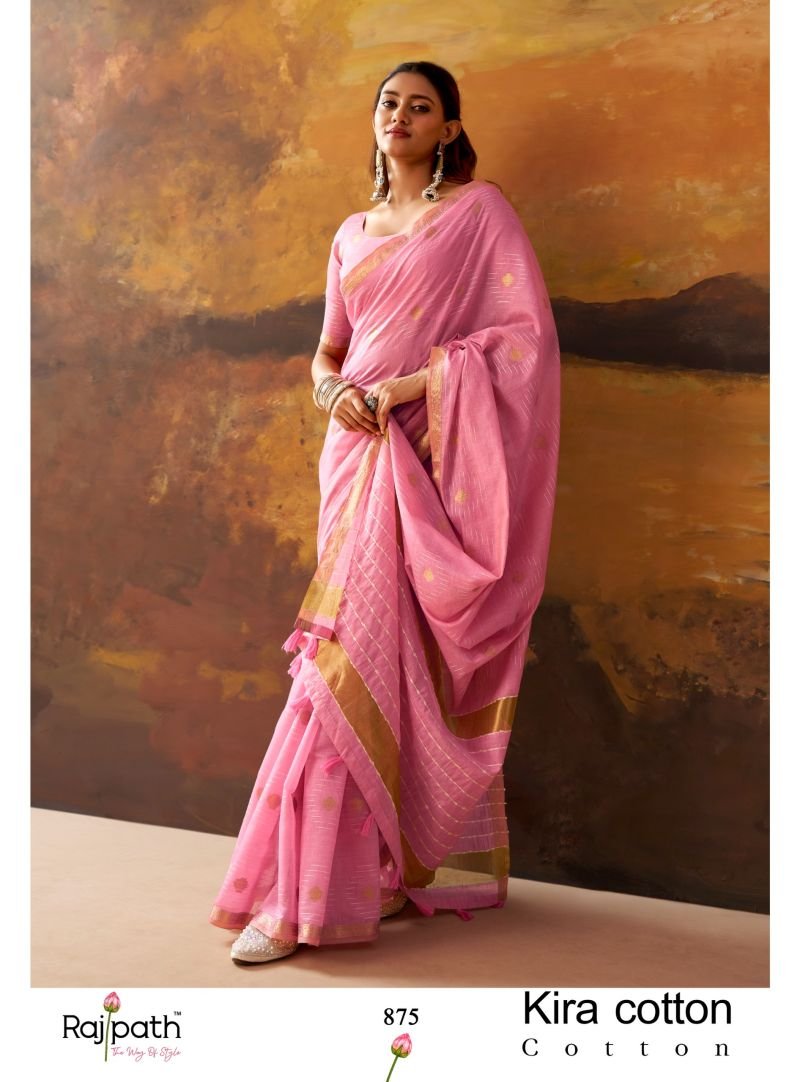 Rajpath Kira Modal Cotton Fancy Saree Collection Wholesale