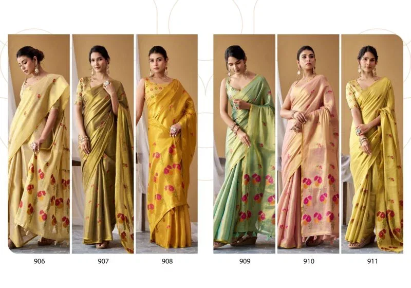 Rajpath Vanshika Tissue Silk Zari Weaving Saree Collection Wholesale