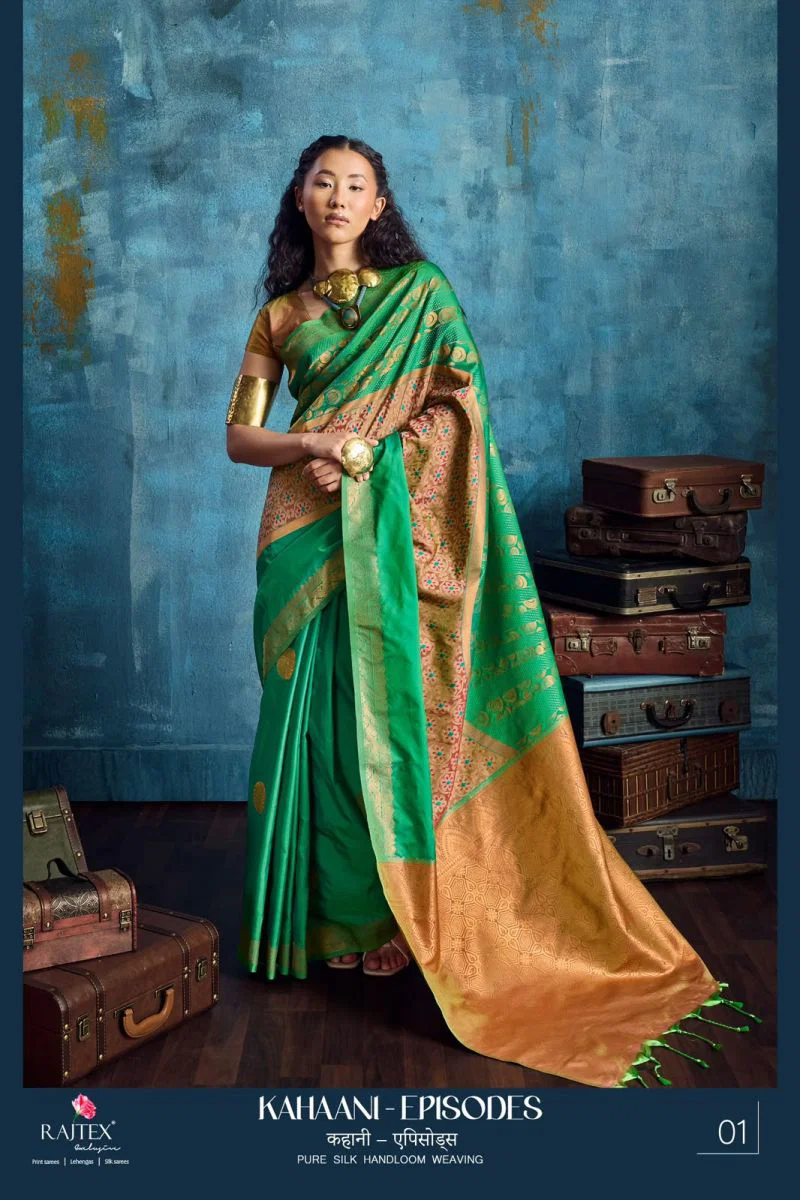 Rajtex Kahaani Episodes Silk Handloom Weaving Saree Collection Wholesale