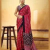 Rajtex Pure Ajrakh 045 Satin Ajrakh Printed Saree Collection Wholesale