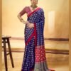Stylish Rajtex Pure Ajrakh 045 Satin Ajrakh Printed Saree Collection Wholesale 2026