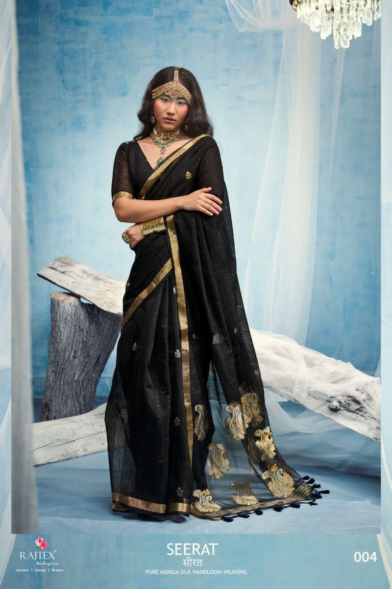 Stylish Rajtex Seerat Munga Silk Handloom Saree Collection Wholesale 2026