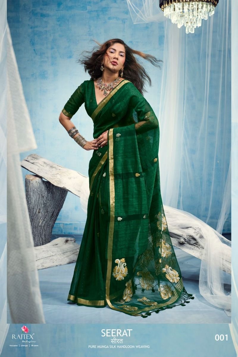 Stylish Rajtex Seerat Munga Silk Handloom Saree Collection Wholesale 2026