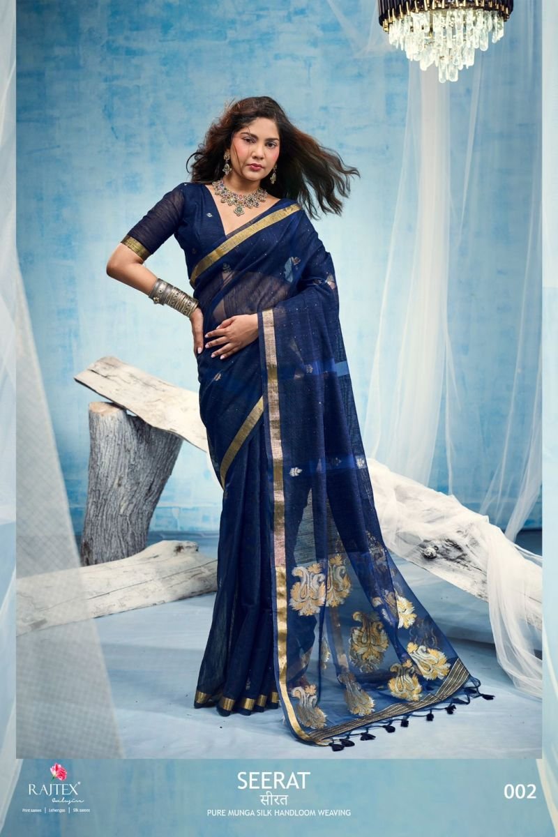 Stylish Rajtex Seerat Munga Silk Handloom Saree Collection Wholesale 2026