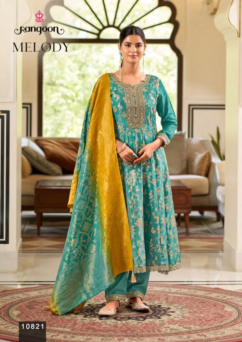 Launching Rangoon Melody Russion Jacquard Khali Work Salwar Kameez Wholesale 2026