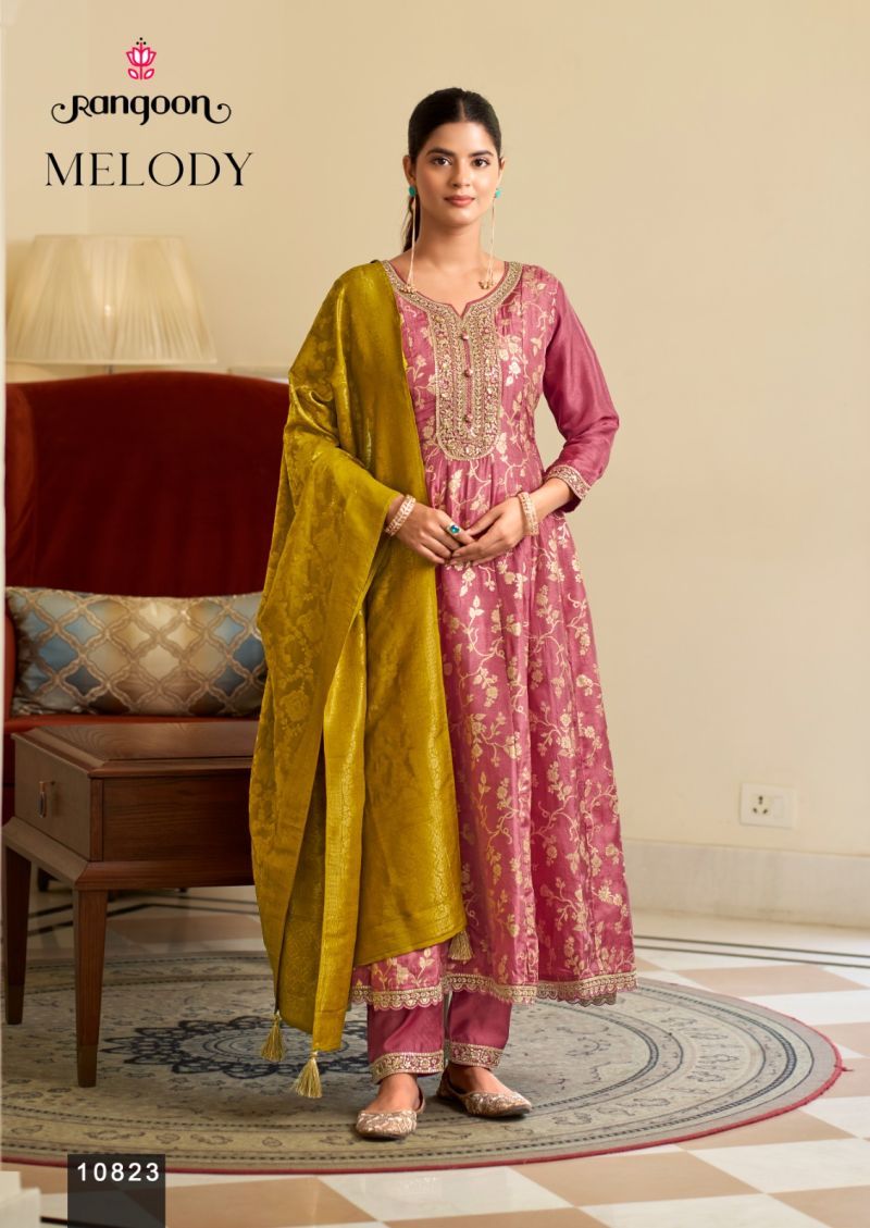 Launching Rangoon Melody Russion Jacquard Khali Work Salwar Kameez Wholesale 2026