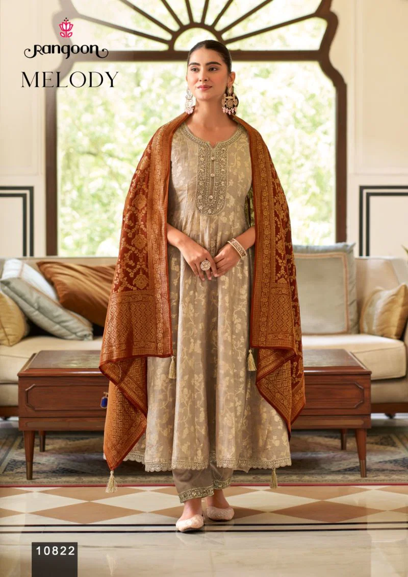 Launching Rangoon Melody Russion Jacquard Khali Work Salwar Kameez Wholesale 2026