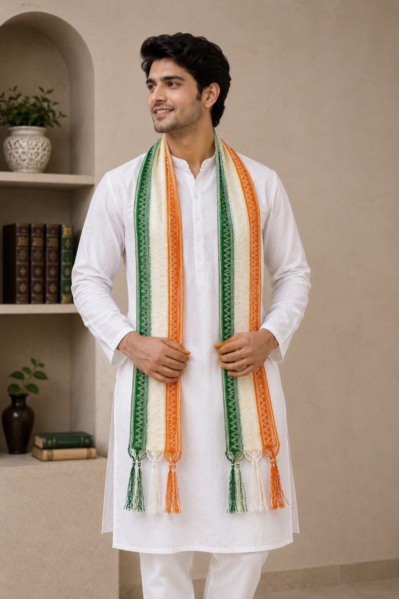 Republic Day Special 2026 Mans Wear Cotton Kurta With Dupatta Wholesale