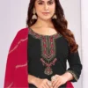 Sangeet Vedika Vol 1 Roman Silk Embroidered Kurti With Bottom Dupatta Wholesale