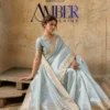 Sethnic Amber Shine Tissue Linen Zari Work Saree Collection Wholesale