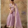 Sethnic Amber Shine Tissue Linen Zari Work Saree Collection Wholesale