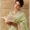 Sethnic Amber Shine Tissue Linen Zari Work Saree Collection Wholesale