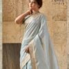 Sethnic Amber Shine Tissue Linen Zari Work Saree Collection Wholesale