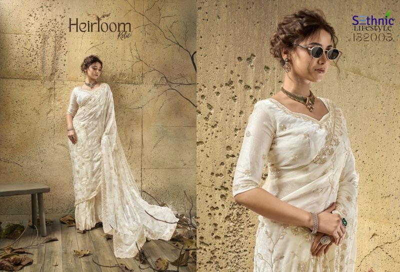 Buy Sethnic Heirloom Relic Velvet Satin Zari Work Designer Saree Collection Wholesale 2026